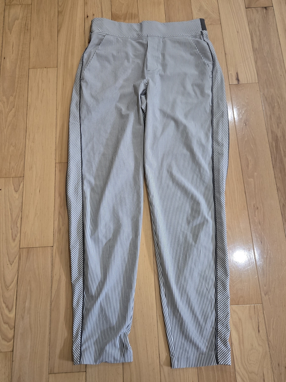Athleta Striped Brooklyn Tapered Pants Size 2